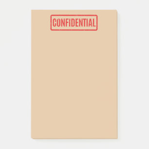 Post-it® Notas de Post-it confidenciales selladas