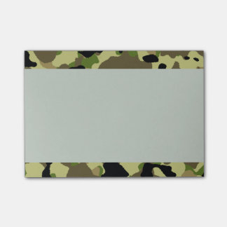 Post-it® Notas de post-it de color caqui de Camo del