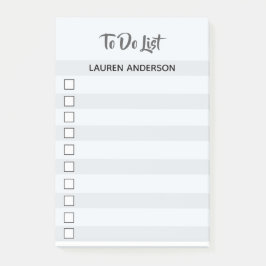 Post-it® Notas de post-it de encargo de la lista de lío