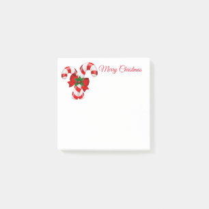 Post-it® Notas de Post-it de Holiday-Candy Canes Post-it