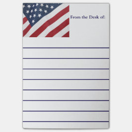 Post-it® Notas de post-it de la bandera americana