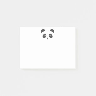 Post-it® Notas de post-it de la cara de la panda
