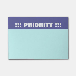 Post-it® Notas de post-it de la prioridad