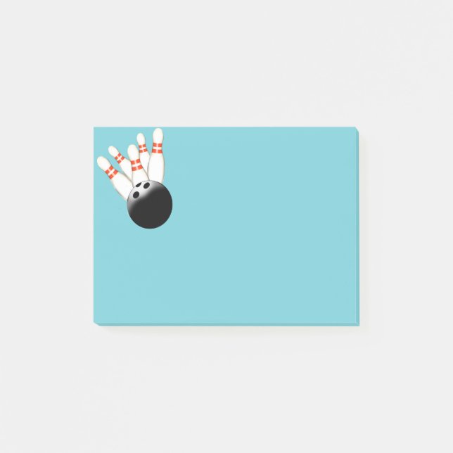 Post-it® Notas de post-it de los bolos (Anverso)