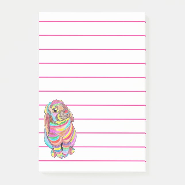 Post-it® Notas de post-it de Rainbowbunny (Anverso)