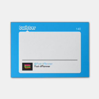 Post-it® Notas de post-it de TwitterTweet