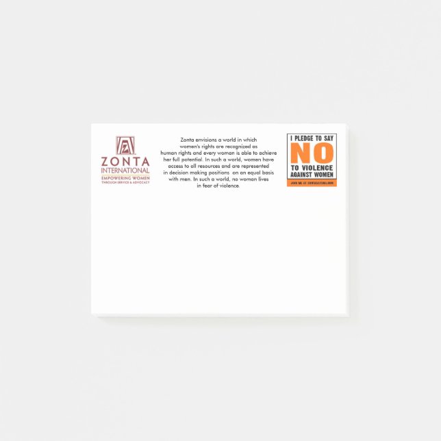 Post-it® Notas de post-it de Zonta (Anverso)