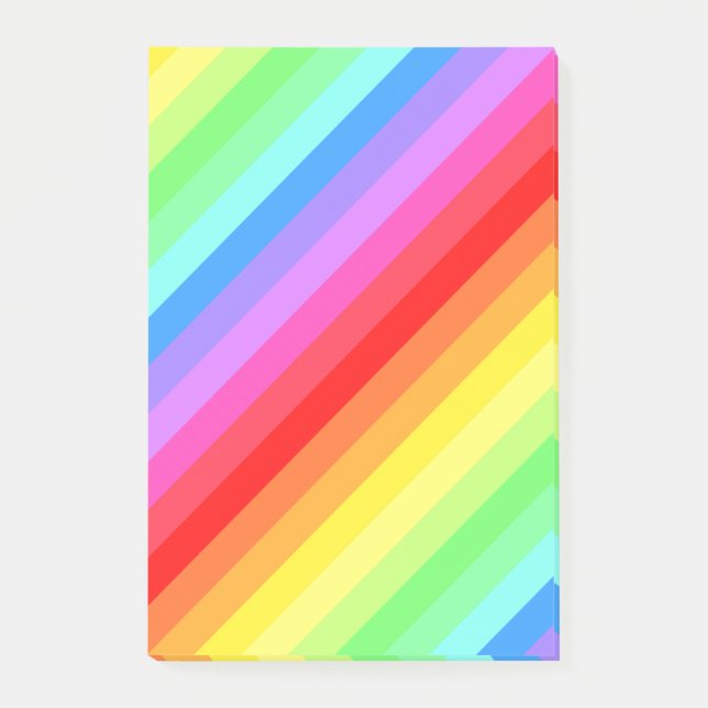 Post-it® Notas de post-it del arco iris (Anverso)