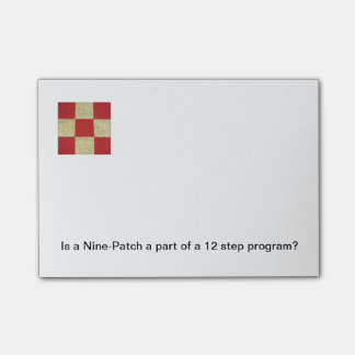 Post-it® Notas de post-it del bloque del edredón