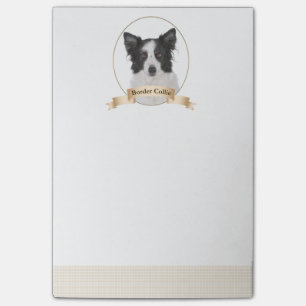 Post-it® Notas de post-it del border collie