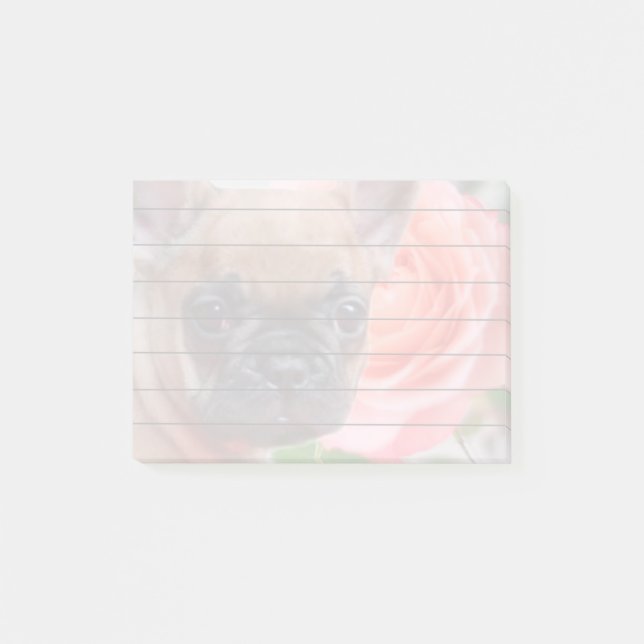 Post-it® Notas de post-it del bulldog francés (Anverso)