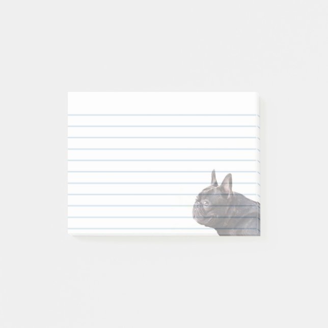 Post-it® Notas de post-it del bulldog francés (Anverso)