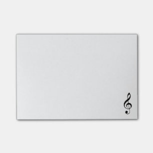 Post-it® Notas de post-it del Clef agudo