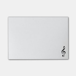 Post-it® Notas de post-it del Clef agudo
