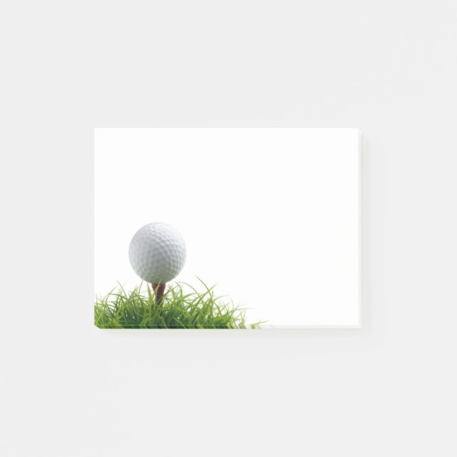 Post-it® Notas de post-it del golf (Anverso)