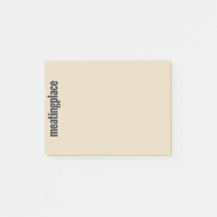 Post-it® Notas de post-it del logotipo de Meatingplace