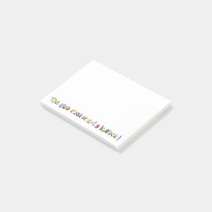 Post-it® Notas de post-it divertidas de la cita del