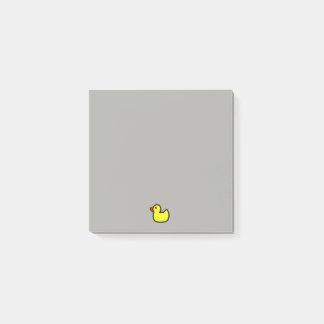 Post-it® Notas de post-it Ducky amarillas lindas de Rubby