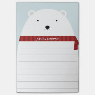 Post-it® Notas de post-it dulces del oso polar