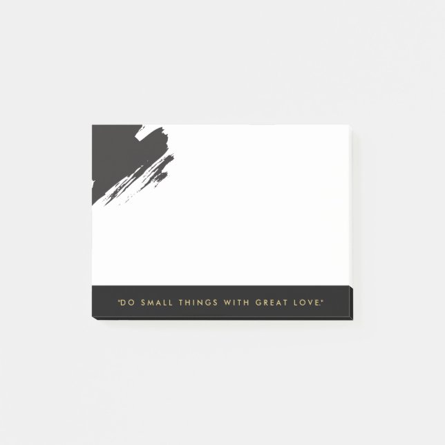 Post-it® Notas de post-it elegantes del efecto del oro (Anverso)