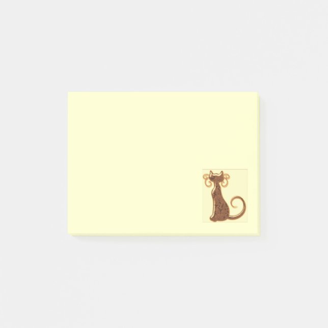 Post-it® Notas de post-it frescas del gato (Anverso)