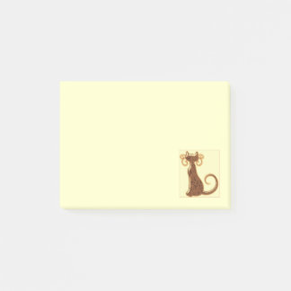 Post-it® Notas de post-it frescas del gato