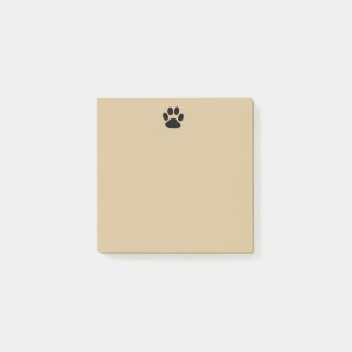 Post-it® Notas de post-it lindas de la impresión de la pata