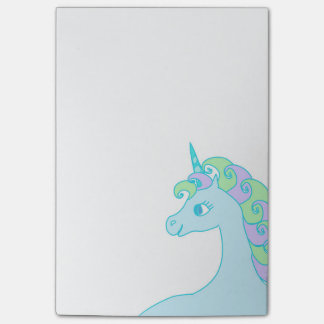 Post-it® notas de post-it lindas del unicornio