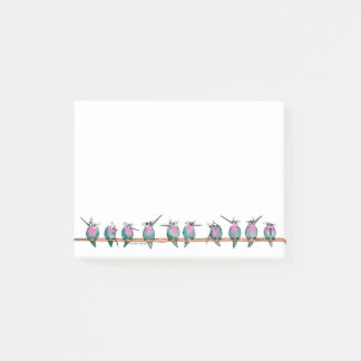 Post-it® Notas de post-it paranoicas de los colibríes