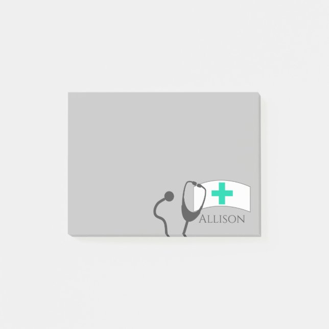 Post-it® Notas de post-it pegajosas de la enfermera (Anverso)