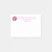 Notas de post-it perfectas de la paz