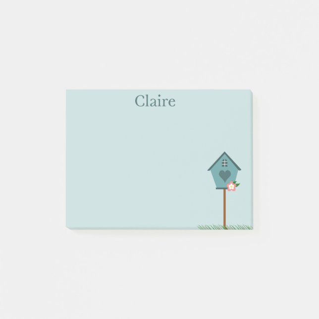 Post-it® Notas de post-it personalizadas de la casa del (Anverso)