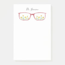 Notas de post-it personalizadas de las margaritas