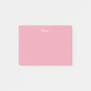 Post-it® Notas de post-it personalizadas del rosa color de