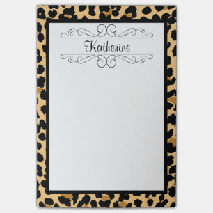Post-it® Notas de post-it personalizadas estampado leopardo