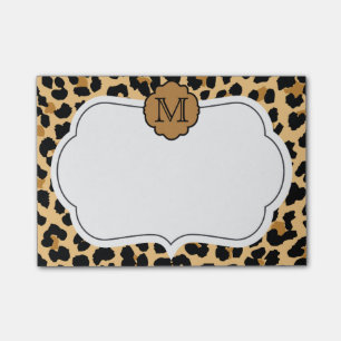 Post-it® Notas de post-it personalizadas estampado leopardo