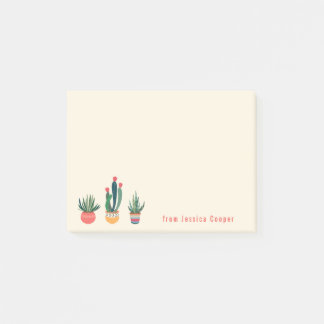 Post-it® Notas de post-it Potted de los Succulents