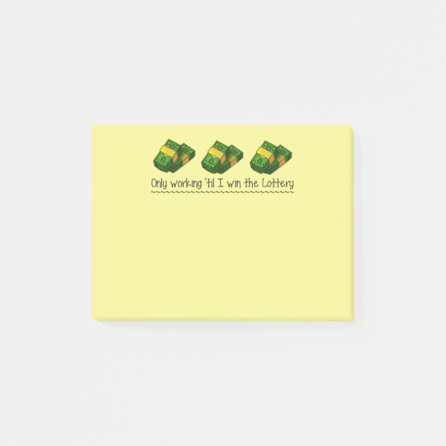 Post-it® Notas de post-it: Solamente trabajando hasta que (Anverso)