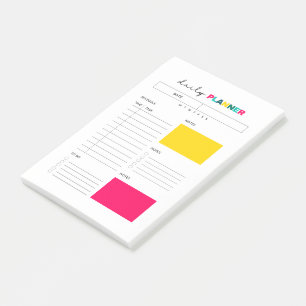 Post-it® Notas de publicación del diario Daily Planner