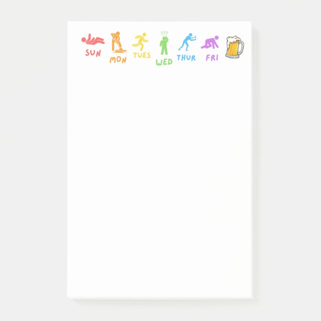 Post-it® Notas de rastreo diarias (Anverso)