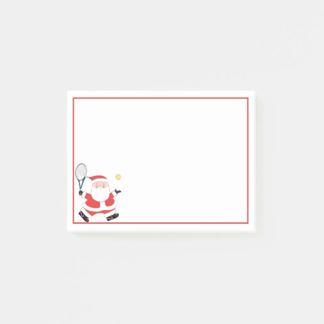 Post-it® Notas de regalos de vacaciones de tenis (Anverso)