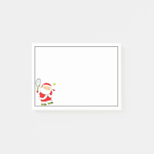 Post-it® Notas de regalos de vacaciones de tenis (Anverso)