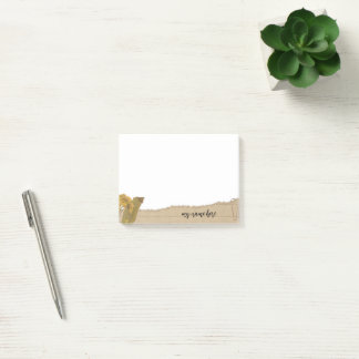 Post-it® Notas de Scrapbook de Papel Envejecido Vintage