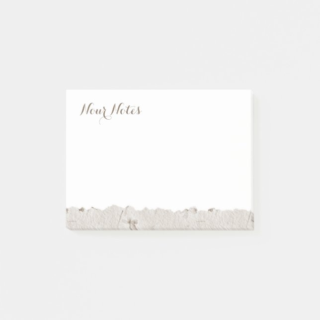 Post-it® Notas de Scrapbook de Papel Viejo (Anverso)