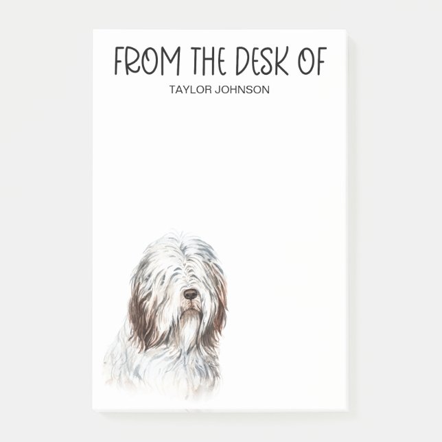 Post-it® Notas de Sheepdog Lover Post-it (Anverso)