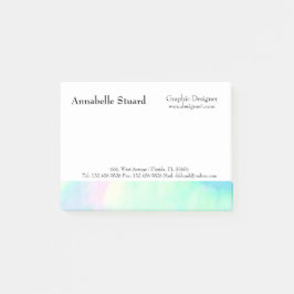 Post-it® Notas de suministros únicos opal elegante y modern