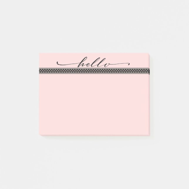 Post-it® Notas de un post-it preciosas del hola (Anverso)