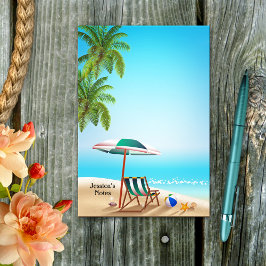 Post-it® Notas de vacaciones de verano de Tropical Beach