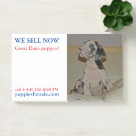 Post-it® Notas de venta de cachorros publicadas