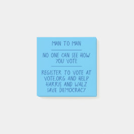 Post-it® Notas de voto de hombre a hombre